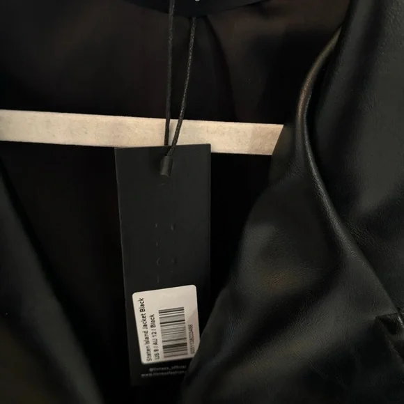 Lioness Staten Black Vegan Motorcycle Buckle Jacket - NWT - Picture 5 of 5